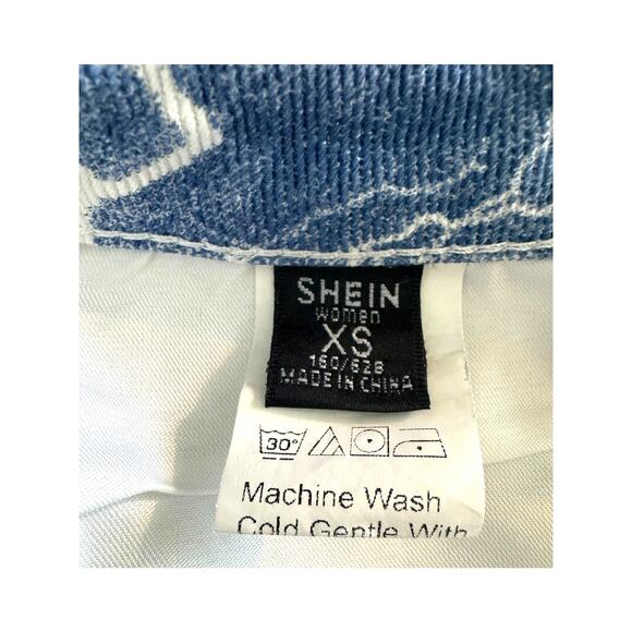 Lightning Printed Denim Jeans Size XS - Picture 4 of 4